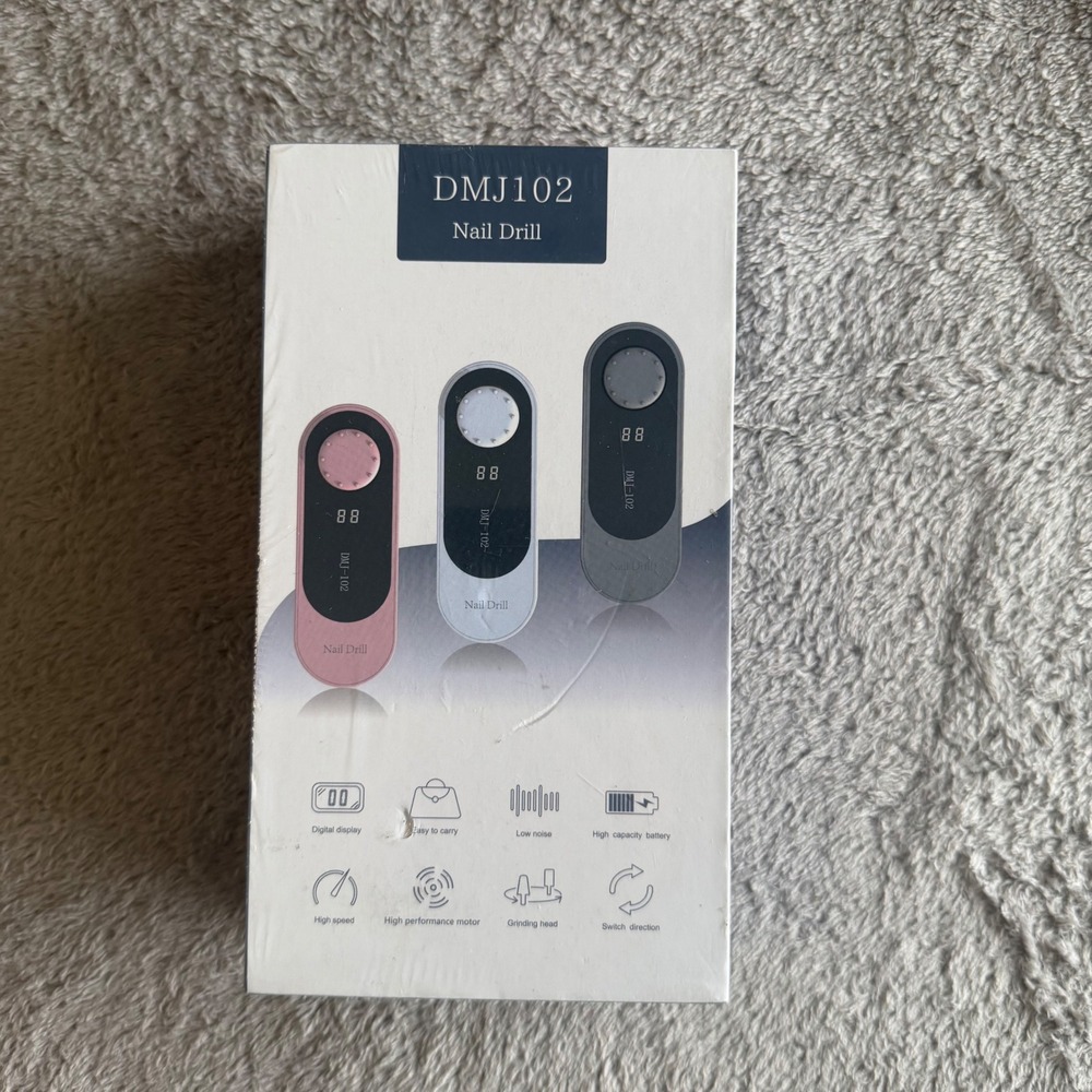DMJ102 Nail Drill Professional Electric File Grey DMJ-102 New In Box